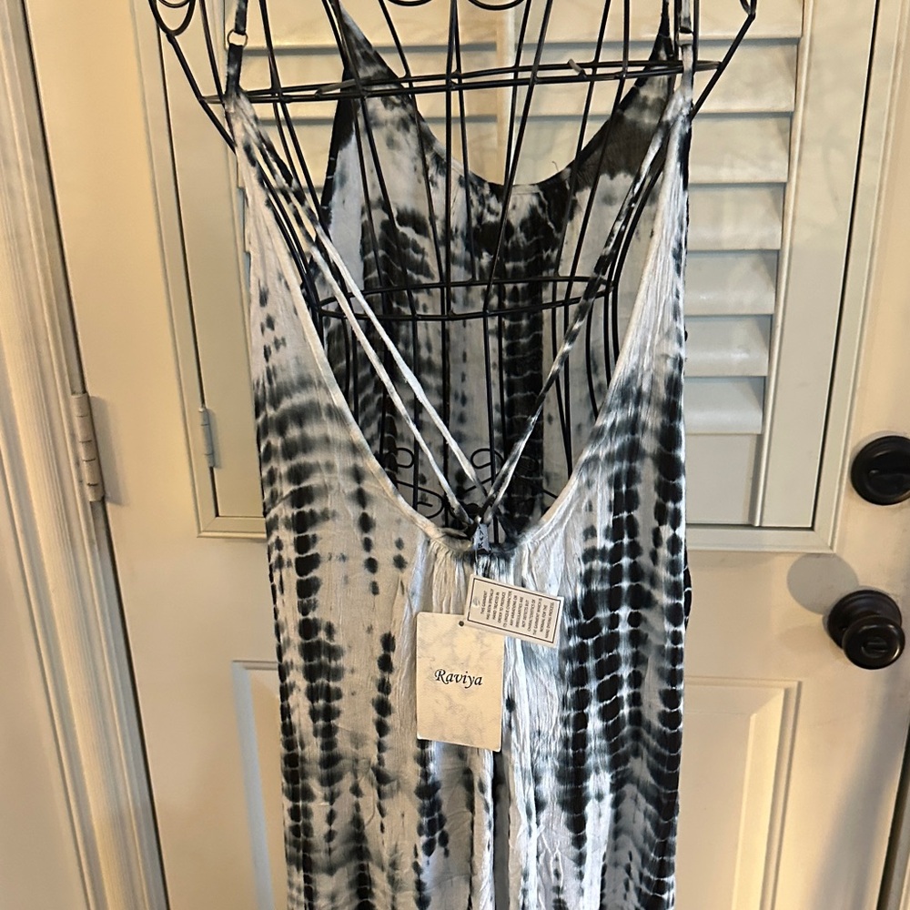 Raviya Monochrome Tie-Dye Maxi Dress - Picture 3 of 7